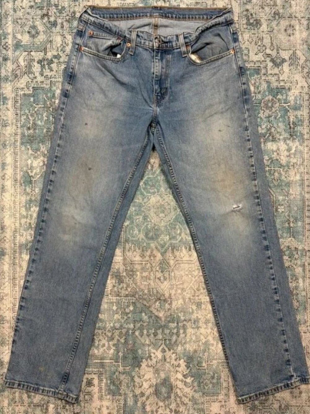 Levi’s 559 Relaxed Straight Jeans Light Blue Denim W33 L32 Men’s